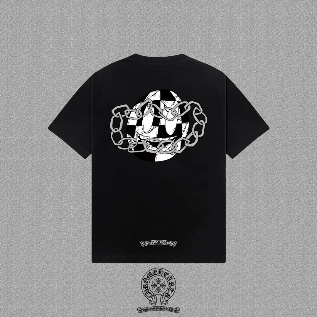 [CH ] 2026FW T LOGO Premium 26s Same Style ：Black White Gray Size：S M L XL 2XL